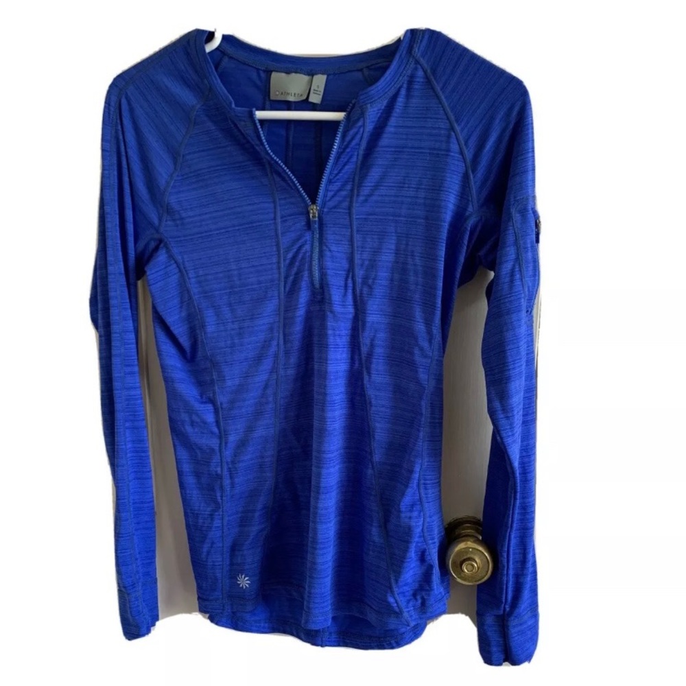 Athleta Rash Guard- small- blue